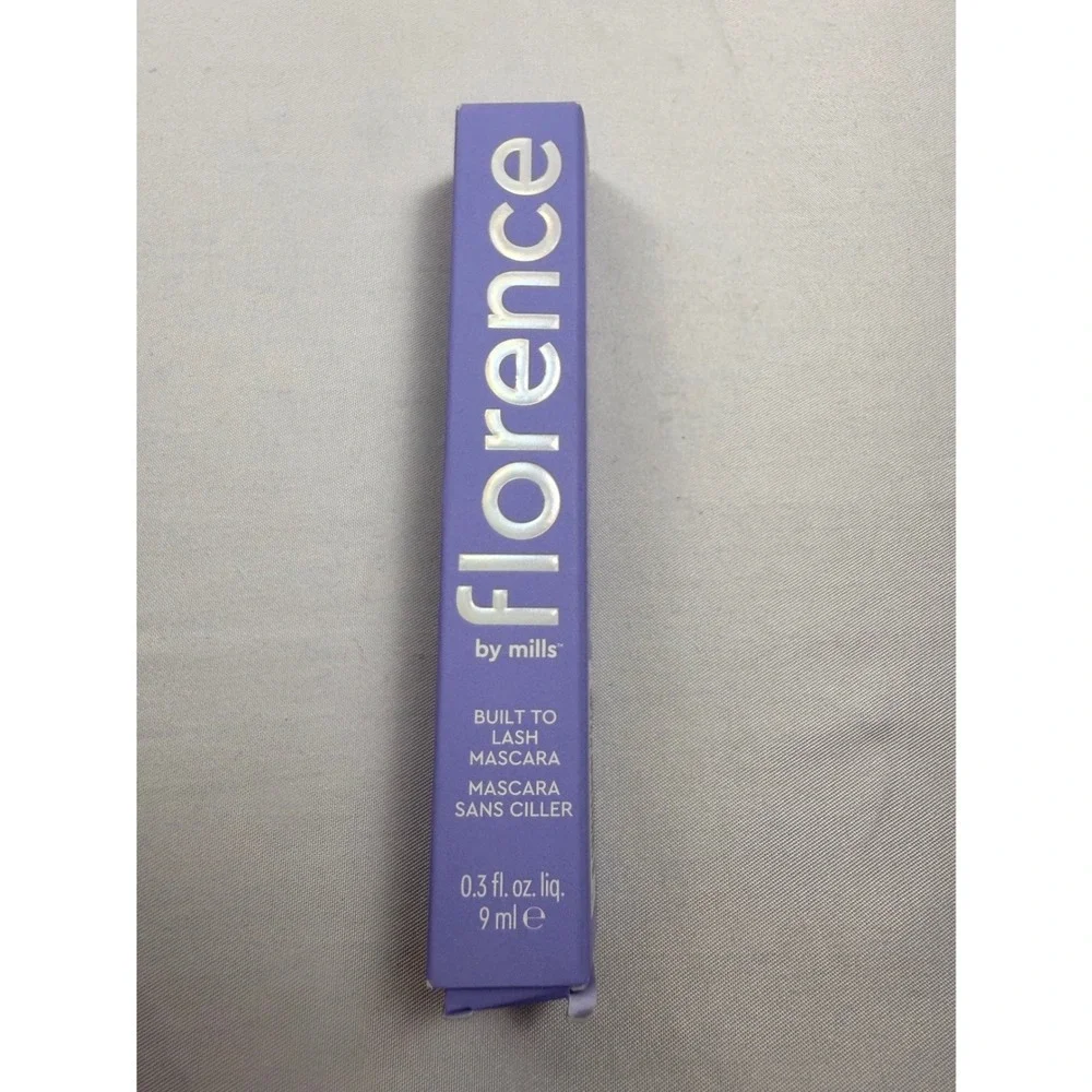 Florence by Mills Built to Lash Mascara Black Noir 0.3oz Vegan Cruelty-Free New